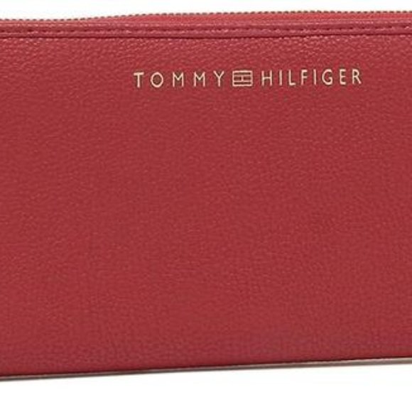 TOMMY HILFIGER Signature Stripe Zip-Around Purse ( - Picture 8 of 14